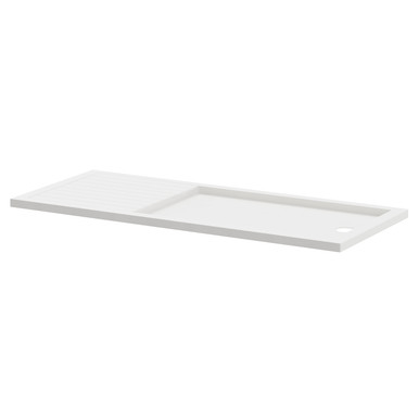 Wholesale Domestic White Pearlstone Slip Resistant Walk In Shower Tray | | Acrylic/Stone Resin | 1700Mm X 700Mm X 40Mm