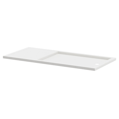 Wholesale Domestic White Pearlstone Slip Resistant Walk In Shower Tray | | Acrylic/Stone Resin | 1700Mm X 800Mm X 40Mm