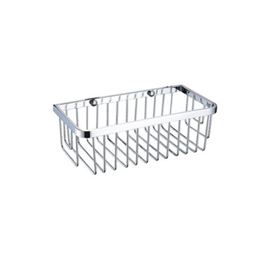 Bristan Chrome Small Wall Mounted Wire Basket | | Brass | 250Mm X 80Mm X 120Mm
