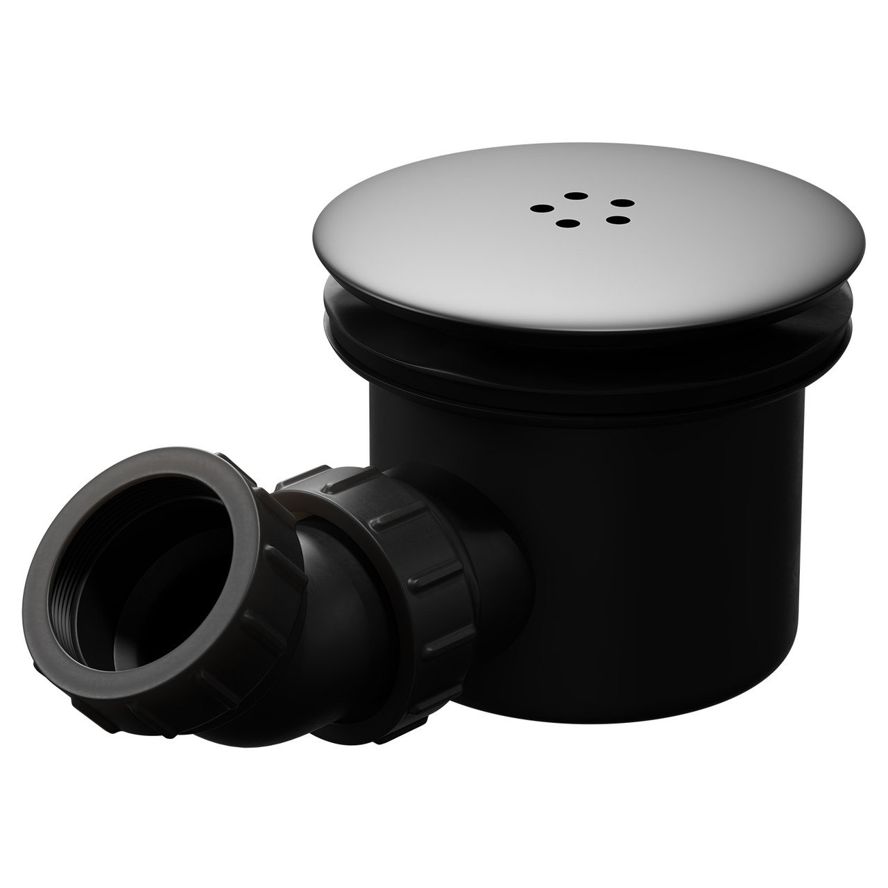 Aquarius Colore Black Body High Flow Shower Tray Waste