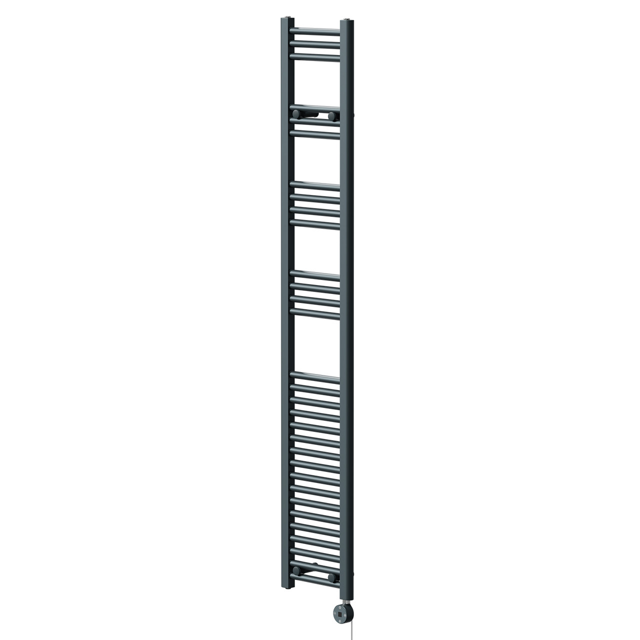 Pizarro Straight Digital Thermostatic Electric Heated Towel Rail