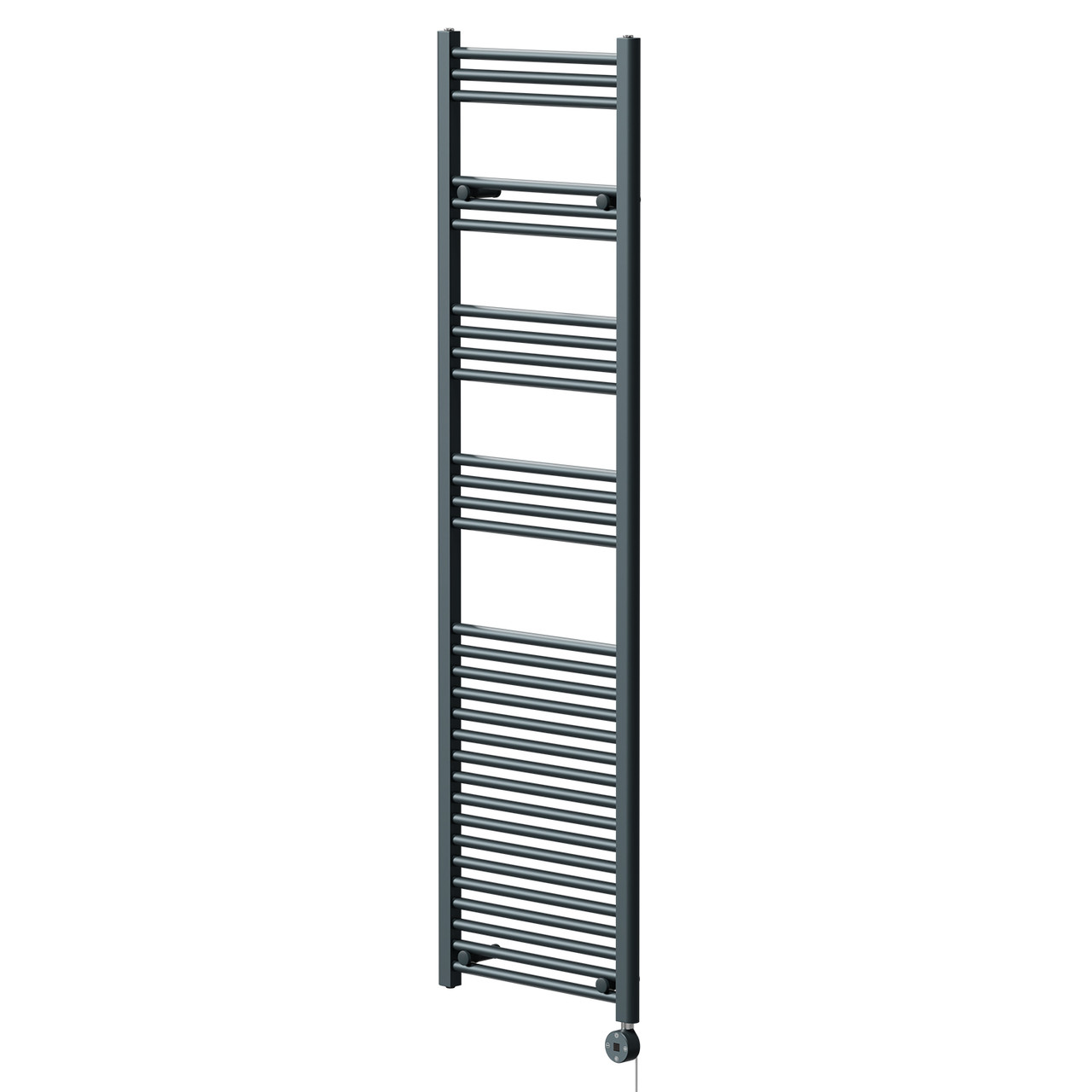 Pizarro Straight Digital Thermostatic Electric Heated Towel Rail