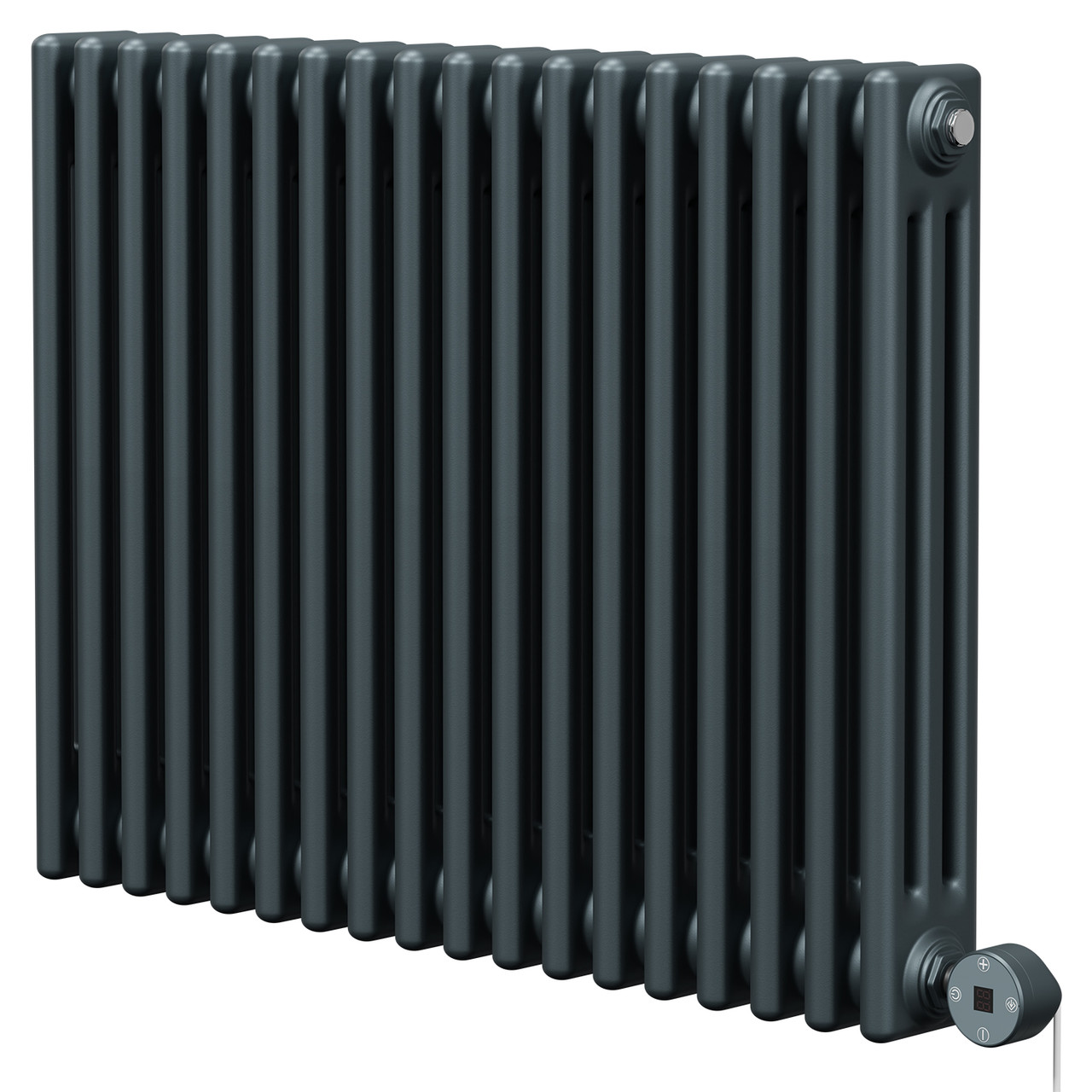 Colosseum Horizontal Digital Thermostatic Electric Triple Column Radiator