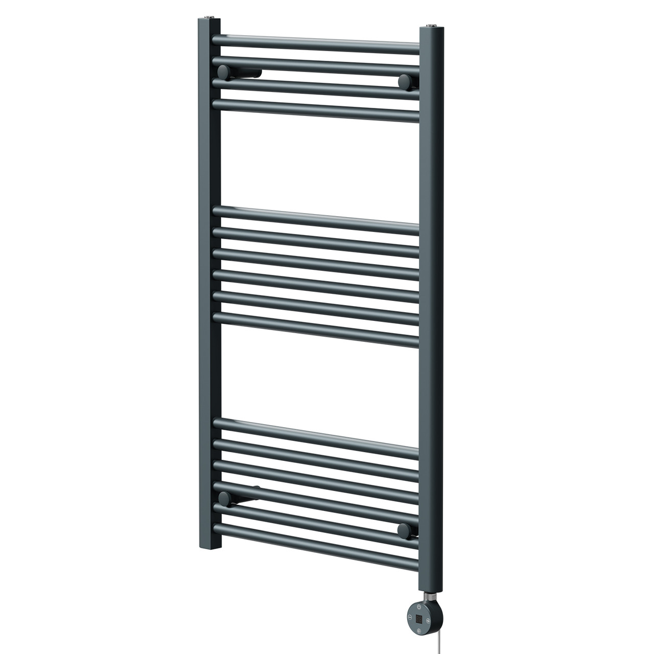 Pizarro Straight Digital Thermostatic Electric Heated Towel Rail