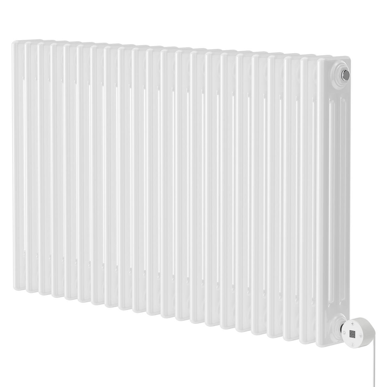 Colosseum Horizontal Digital Thermostatic Electric Triple Column Radiator