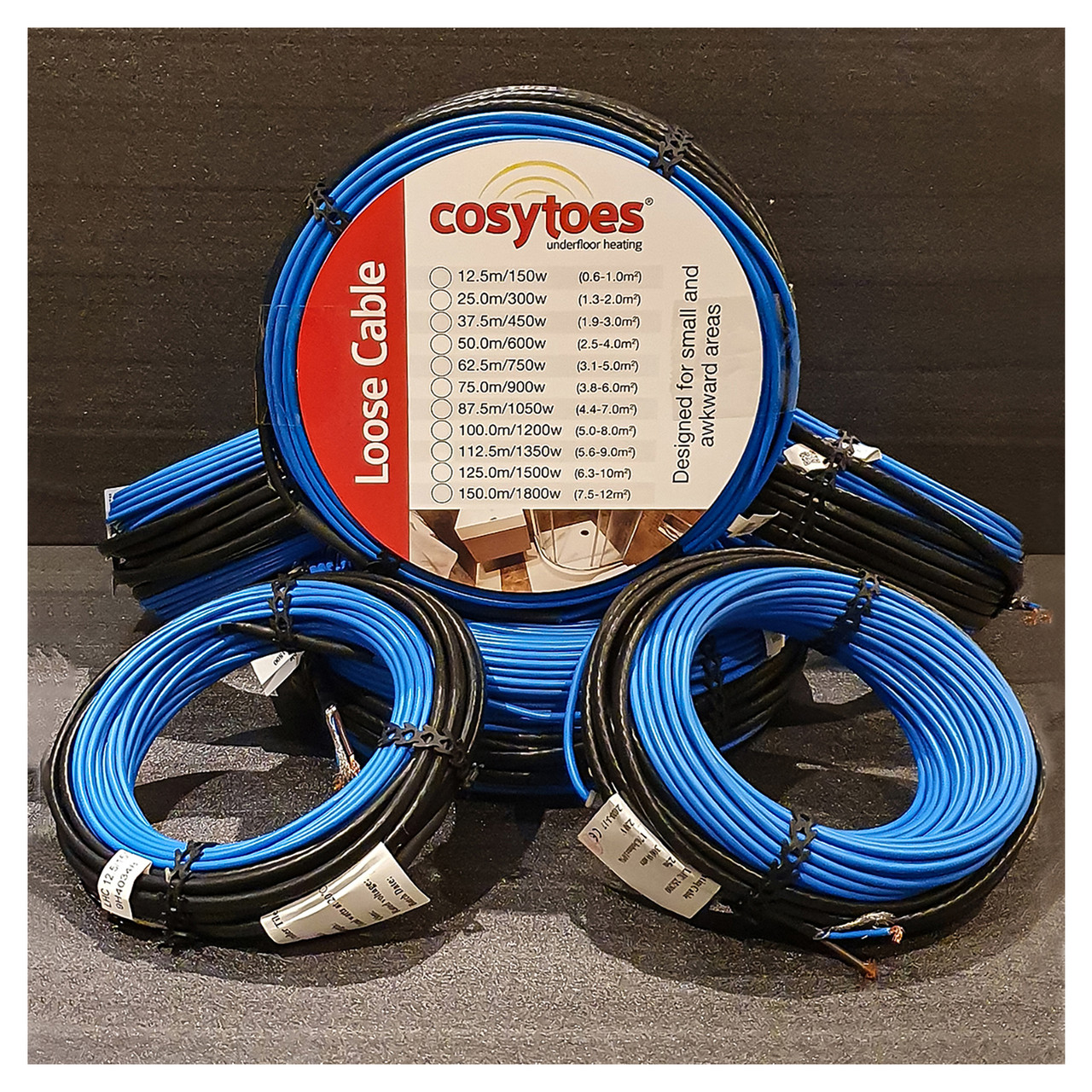 Cosytoes 6.3-10.0sqm Loose Cable for Decoupling Carrier Mat