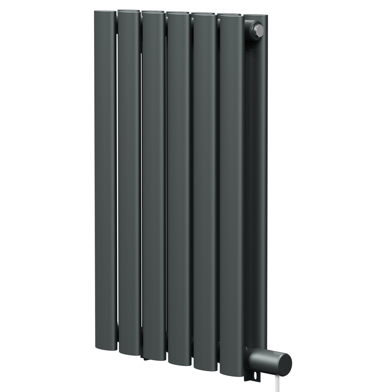 Boone Anthracite Horizontal Electric Double Panel Radiator | | Mild Steel | 600Mm X 360Mm