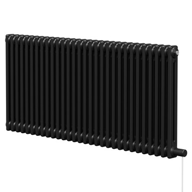 Wholesale Domestic Matt Black Colosseum Colore Horizontal Electric Double Column Radiator | | Mild Steel | 600Mm X 1340Mm