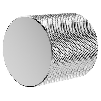 Nuie Satin Chrome Cedar Chrome Knurled Knob Furniture Handle | | Zinc Alloy | 30Mm
