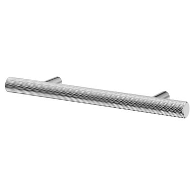Nuie Satin Chrome Cedar Chrome Knurled Bar Furniture Handle | | Zinc Alloy | 96Mm