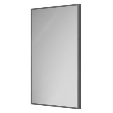Wholesale Domestic Gunmetal Grey Brandon Colore Aluminium Framed Mirror | | Glass/Aluminium | 400Mm X 700Mm