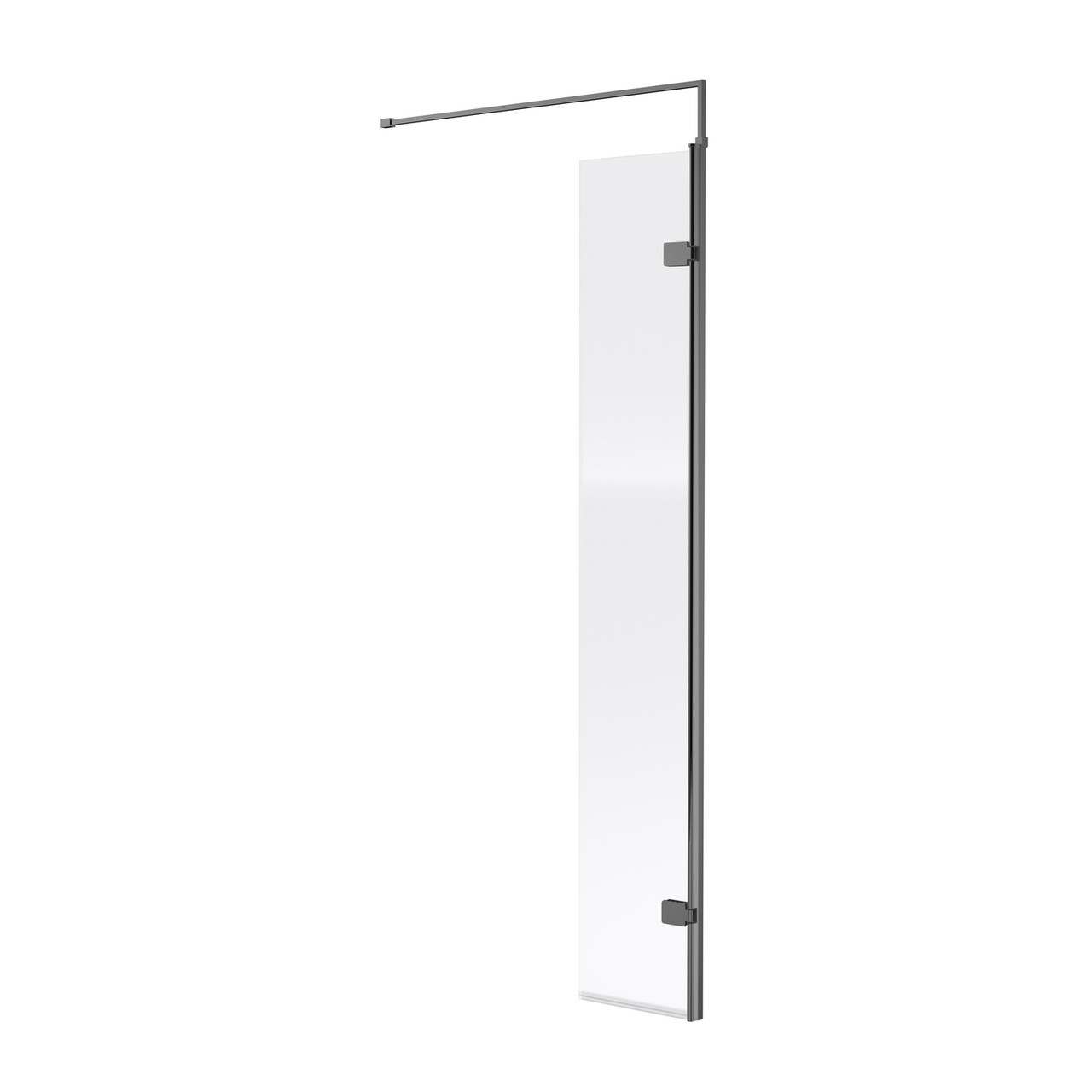 Nuie Wetroom Hinged Return Screen with Fittings