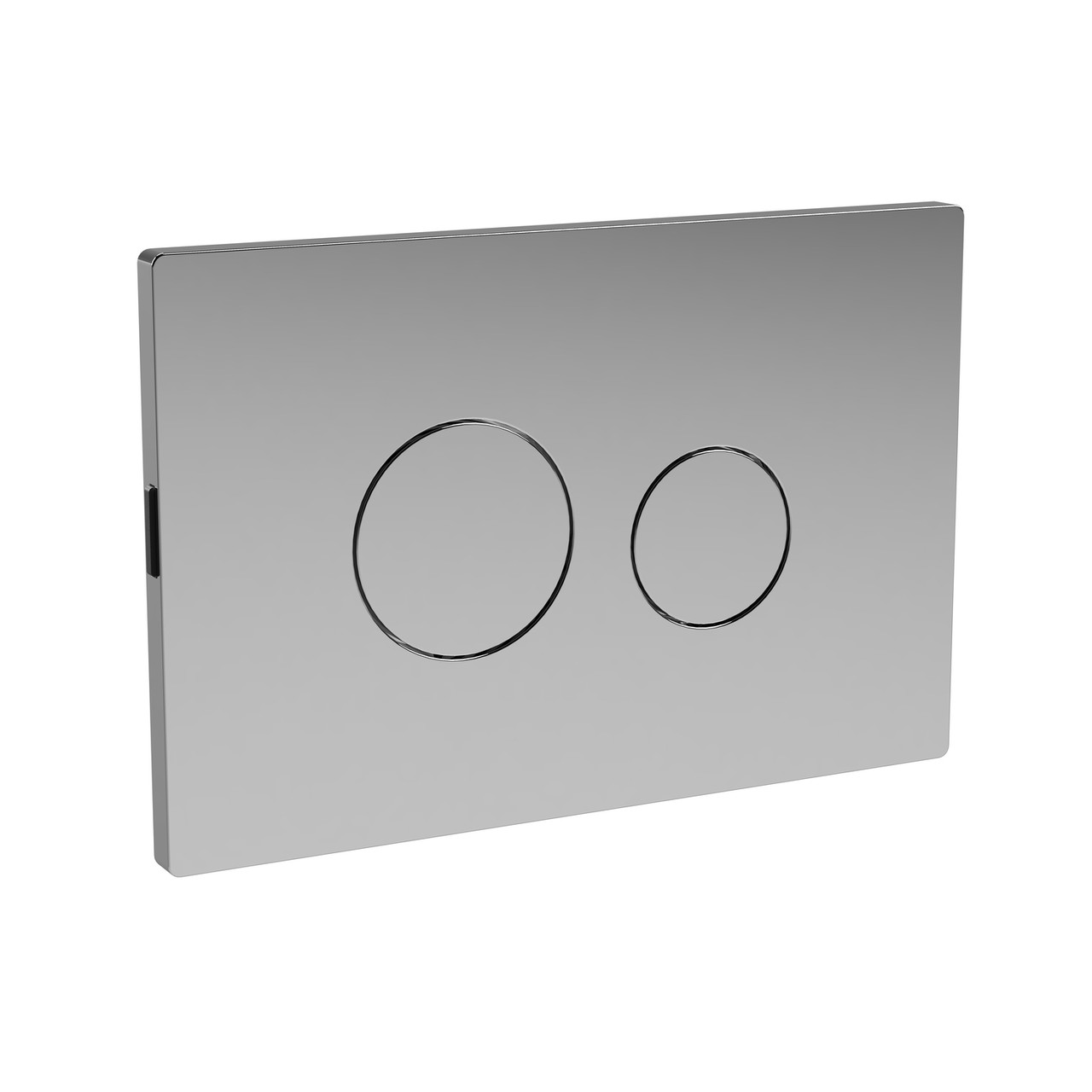 Nuie Dual Flush Plate with Round Push Buttons