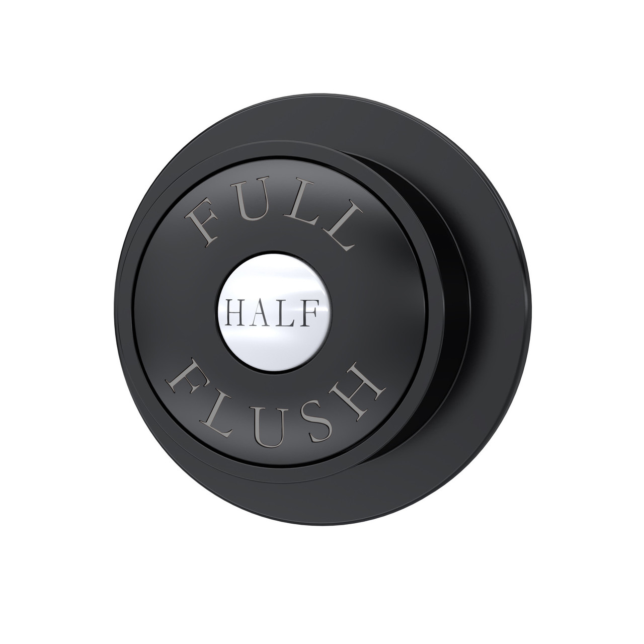 Nuie Traditional Round Dual Flush Plate Button