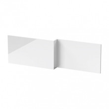 Nuie Waterproof Square Shower Bath Front Panel, alternate view 2