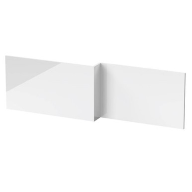 Nuie Waterproof Square Shower Bath Front Panel, alternate view 3