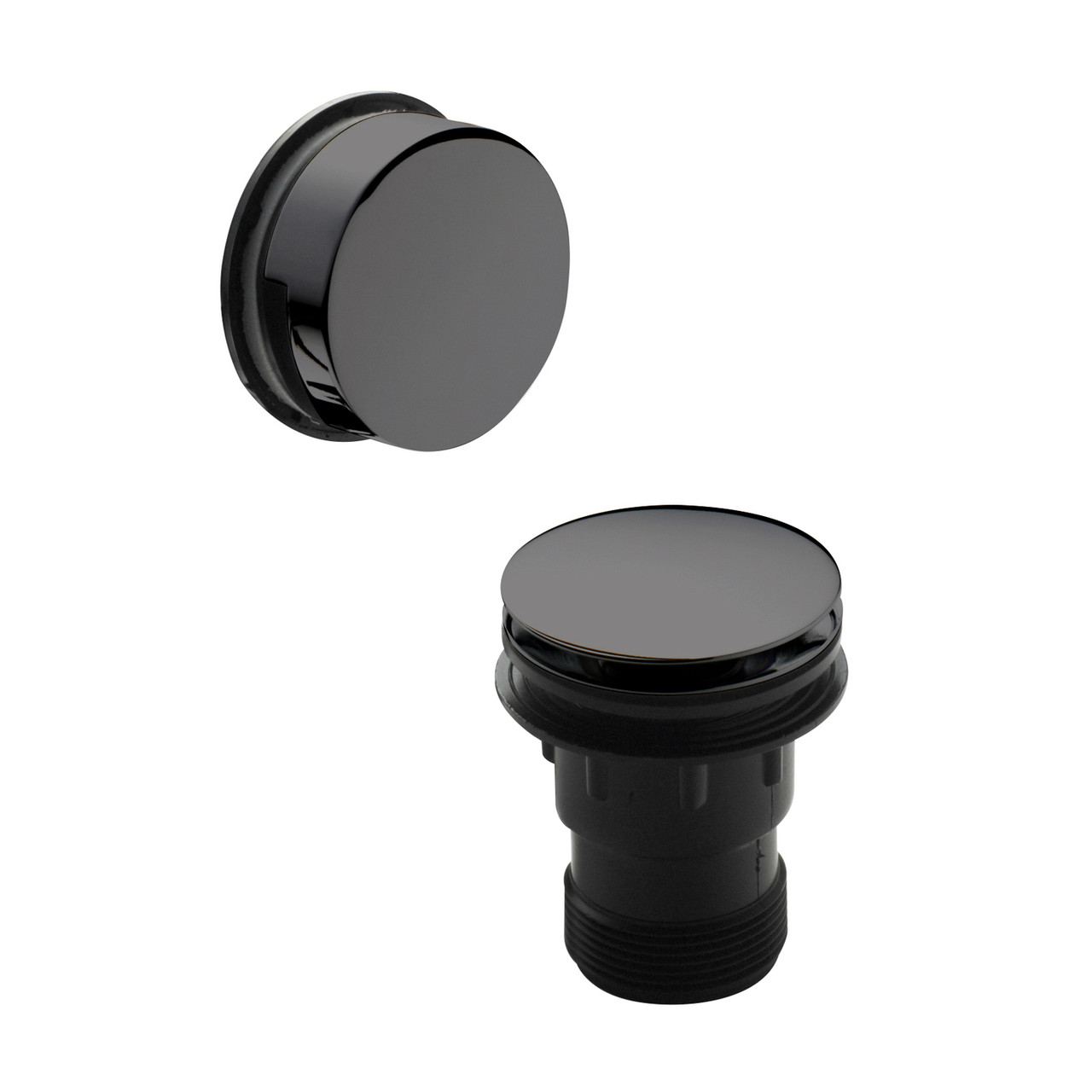 Nuie Push Button Inset Bath Waste with Overflow