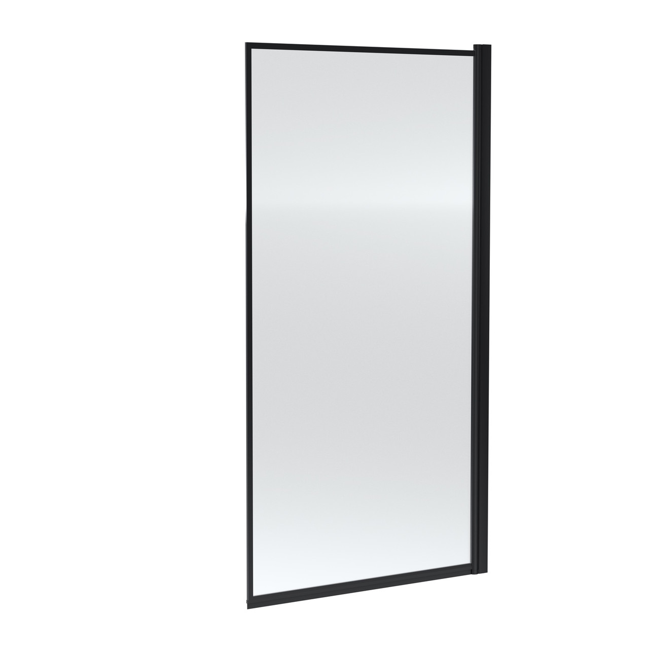 Nuie Square Hinged Framed Bath Screen