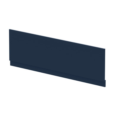Nuie Satin Midnight Blue Midnight Blue Bath Front Panel With Plinth | | Mfc | 1800Mm