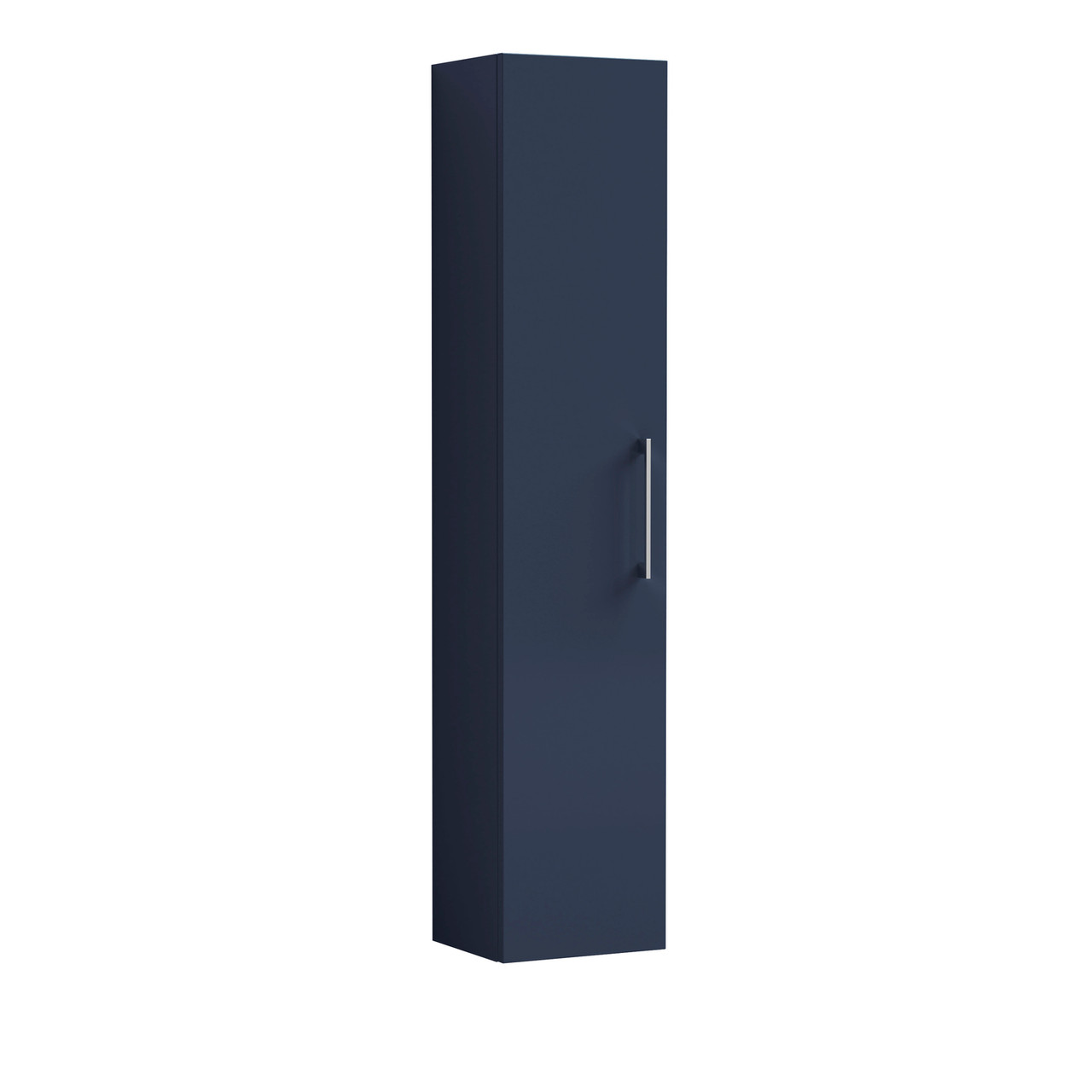 Nuie Arno Satin Single Door Tall Wall Hung Storage Unit