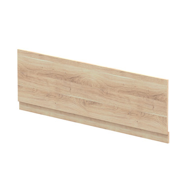 Nuie Bleached Oak Bleached Cuneo Oak Mfc Front Bath Panel With Plinth | | 1700Mm