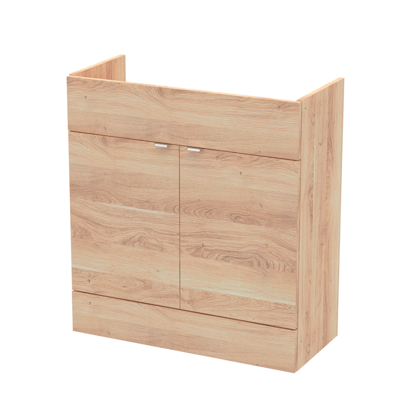 Hudson Reed Fusion Woodgrain Floor Standing 2 Door Vanity Unit
