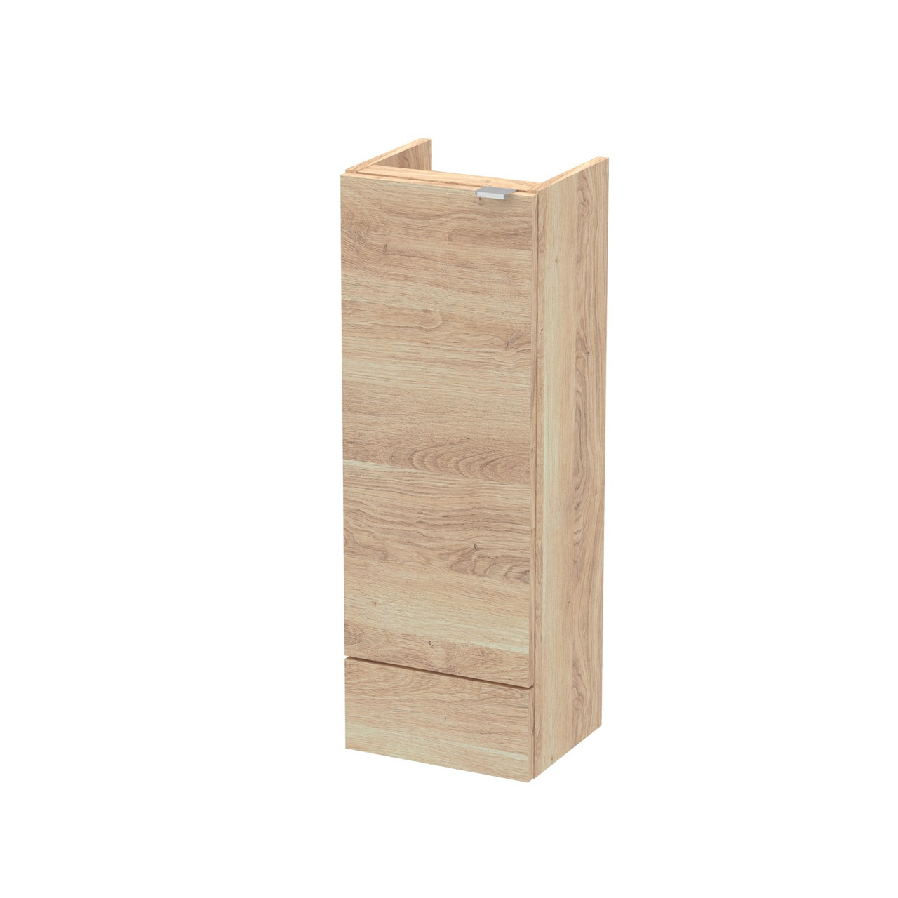 Hudson Reed Fusion Compact Woodgrain Single Door Storage Unit