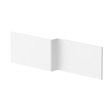 Nuie White Square Front Bath Panel | | Acrylic | 1800Mm
