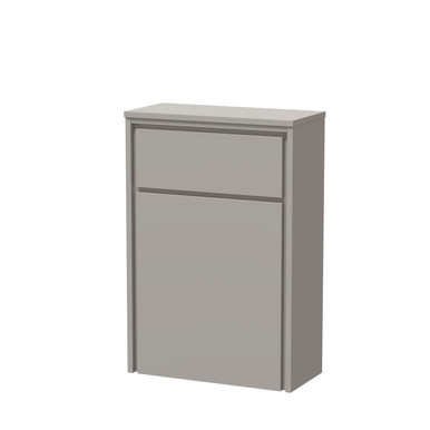 Hudson Reed Pebble Grey Lille Matt Toilet Unit | | Mfc | 550Mm