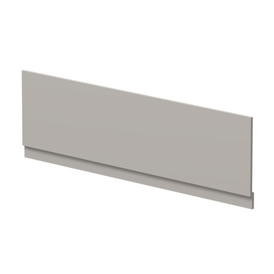 Hudson Reed Pebble Grey Matt Bath Front Panel With Plinth | | Mdf | 1800Mm