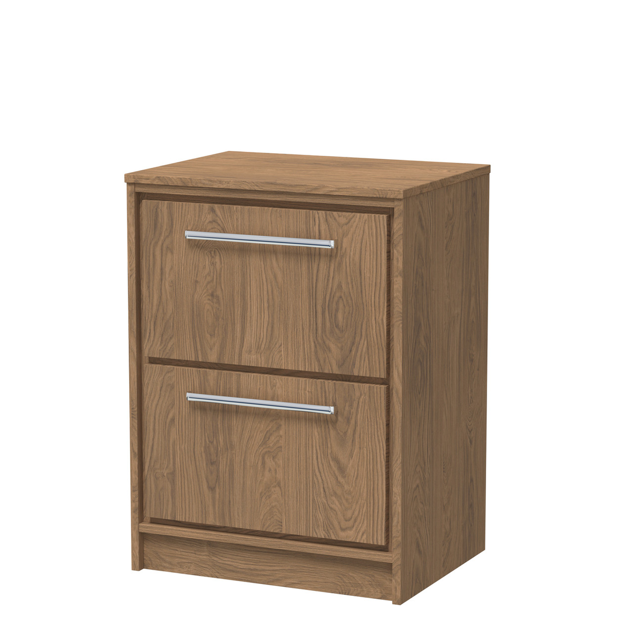 Hudson Reed Lille Woodgrain 2 Drawer Vanity Unit with Worktop