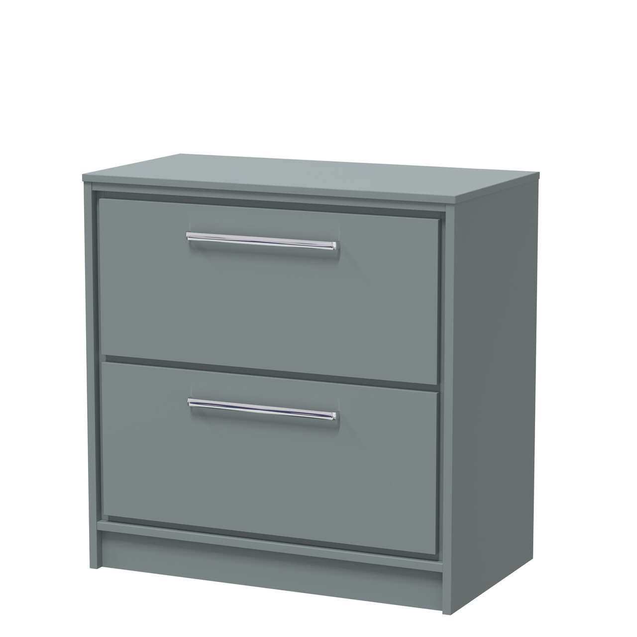 Hudson Reed Lille Matt 2 Drawer Vanity Unit with Worktop