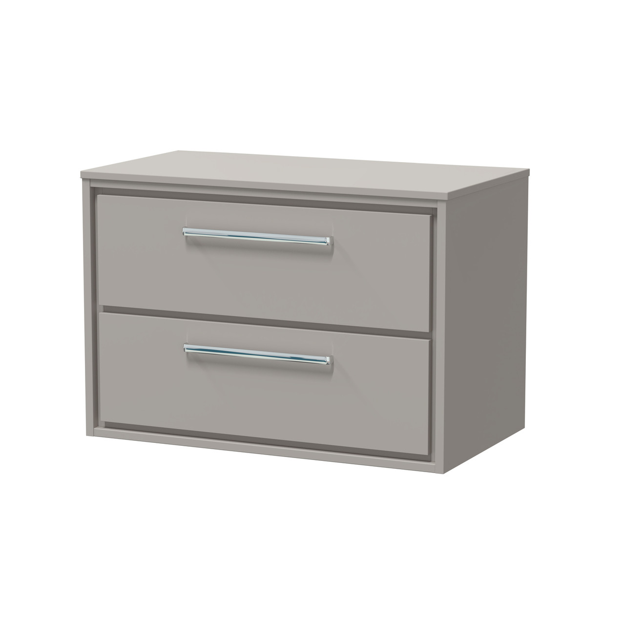 Hudson Reed Lille Matt Wall Hung 2 Drawer Vanity Unit with Worktop