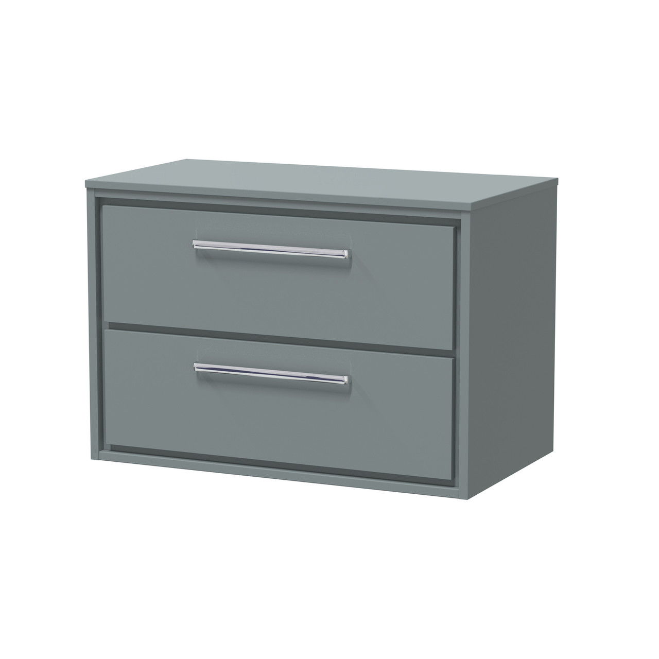 Hudson Reed Lille Matt Wall Hung 2 Drawer Vanity Unit with Worktop