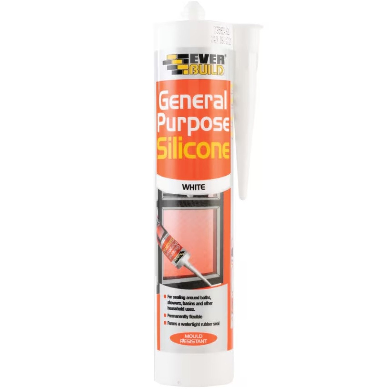 Everbuild General Purpose 280ml Silicone Sealant