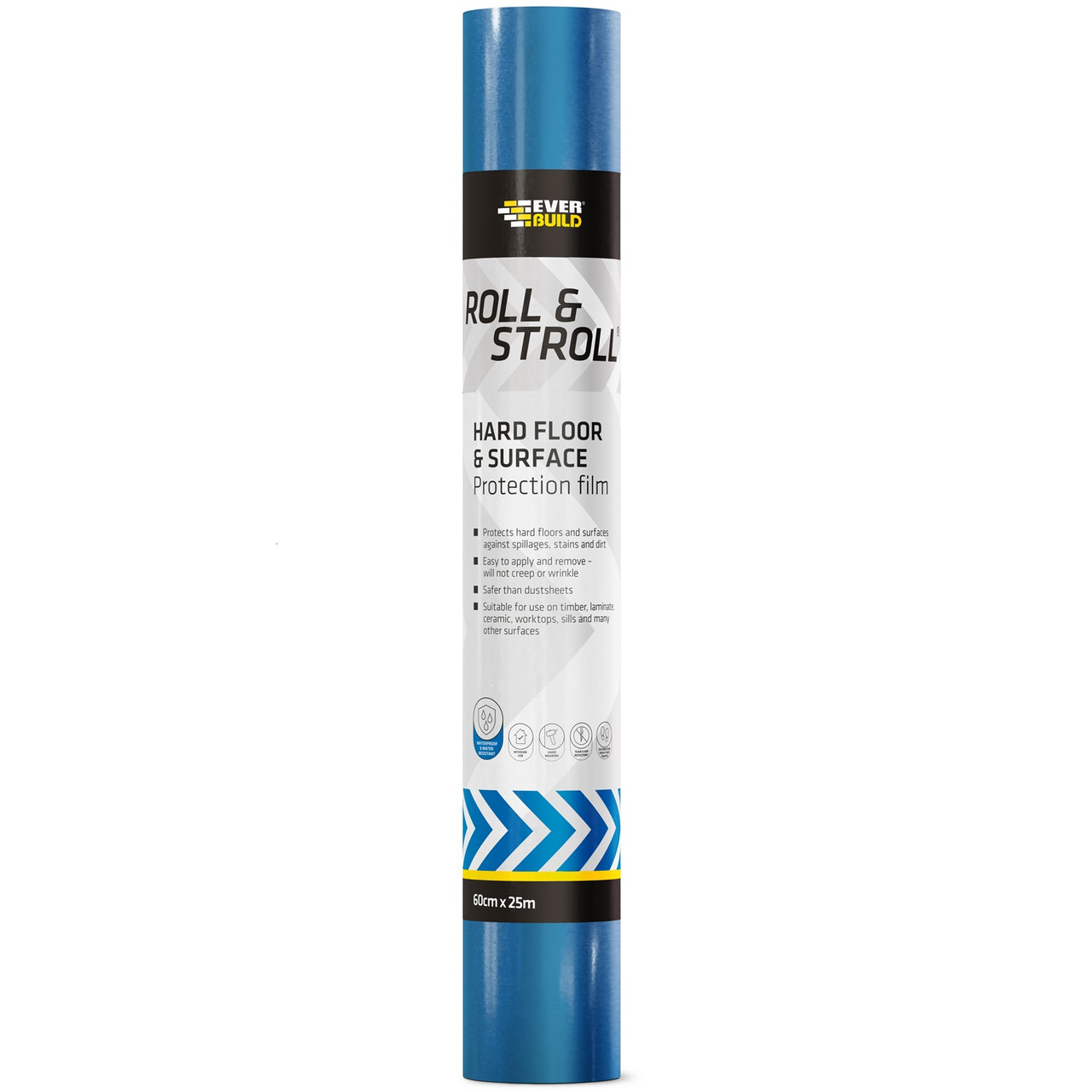 Everbuild Roll & Stroll 60cm x 25m Hard Floor & Surface Protection Film