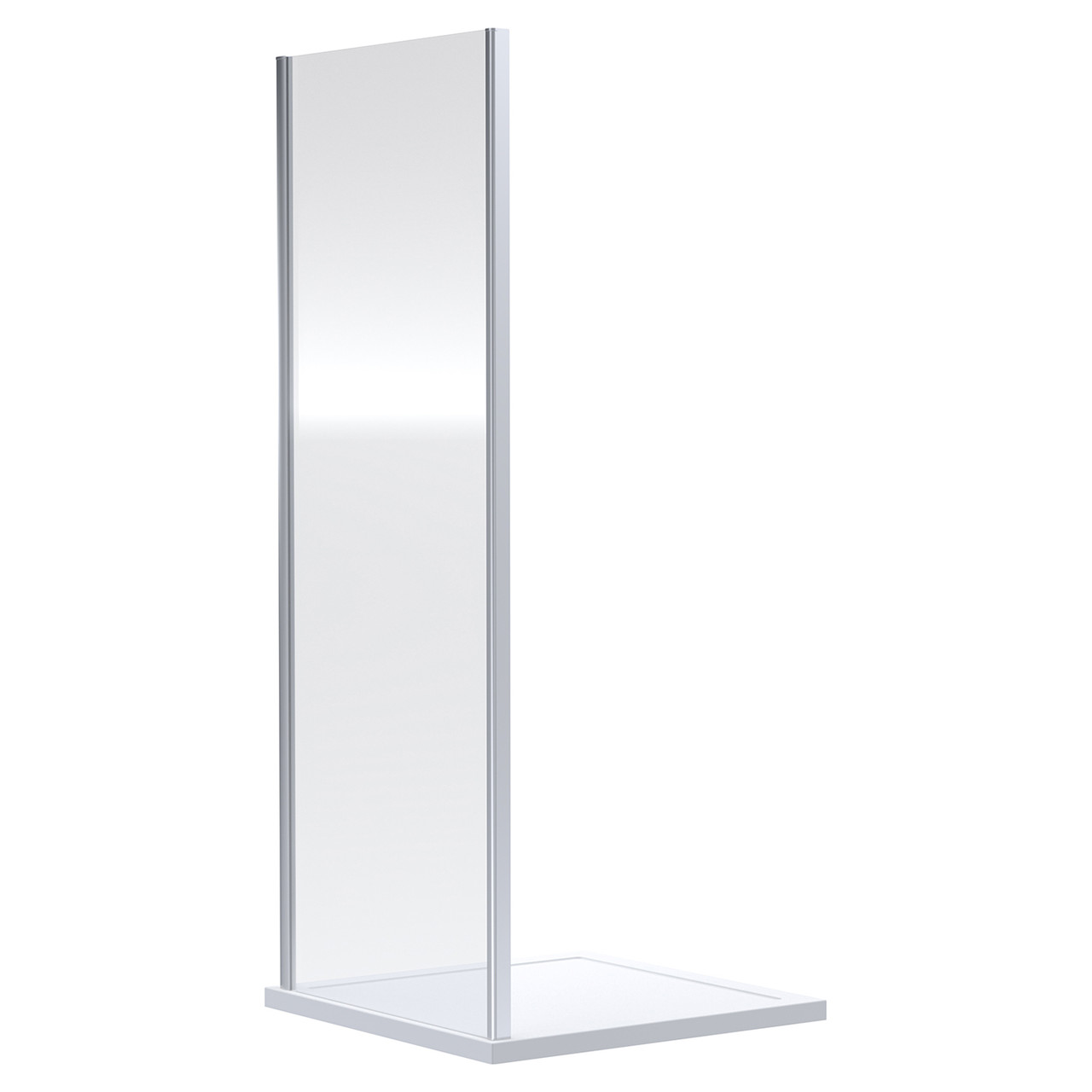 Wholesale Domestic Chrome Niva 6 Shower Enclosure Side Panel | | Glass/Aluminium | 760Mm