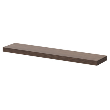 Napoli Brown Oak Floating Bathroom Shelf | | Mfc | 600Mm