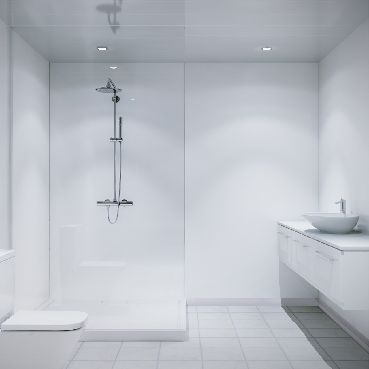 Multipanel Classic Unlipped Bathroom Wall Panel