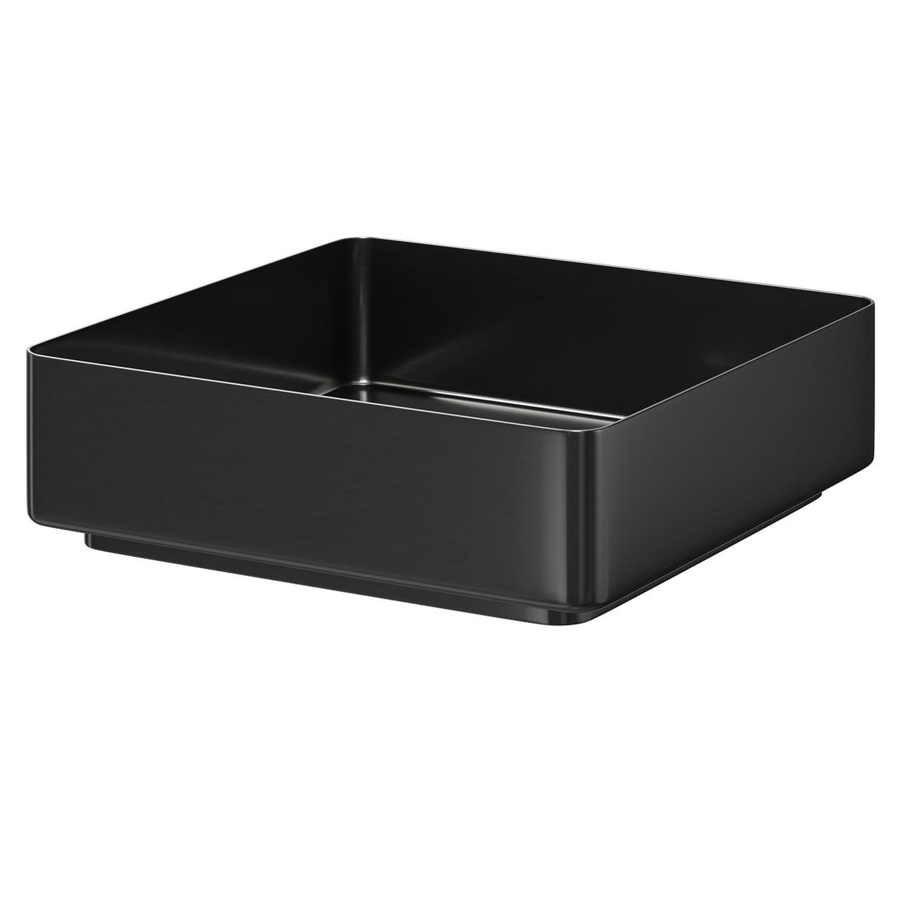 Paxos Colore Square Stainless Steel Countertop Basin