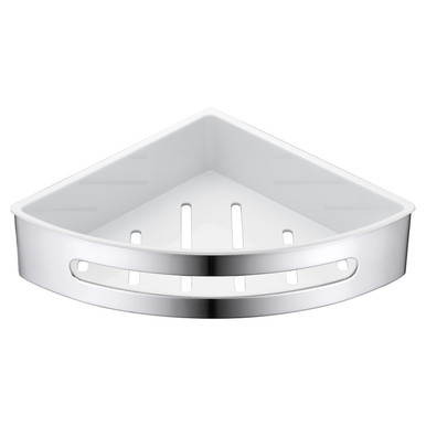 Wholesale Domestic Chrome Andros Wall Mounted Corner Basket | | Stainless Steel | 280Mm X 55Mm X 205Mm