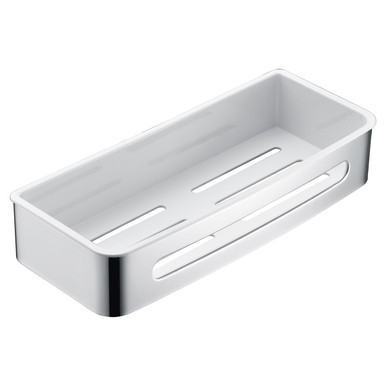 Wholesale Domestic Chrome Andros Wall Mounted Rectangular Basket | | Stainless Steel | 290Mm X 55Mm X 115Mm