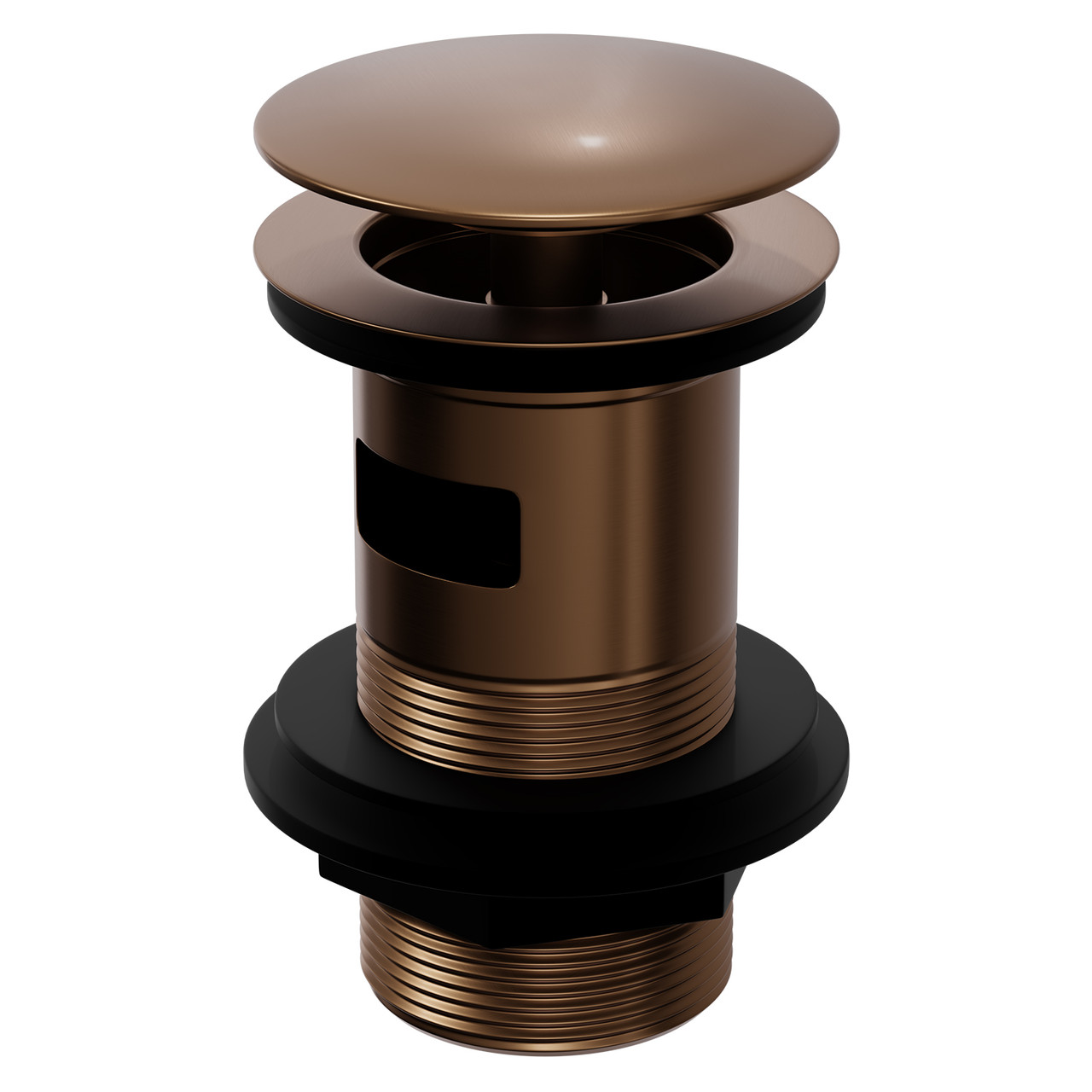 Colore Round Moon Cap Slotted Click Clack Basin Waste