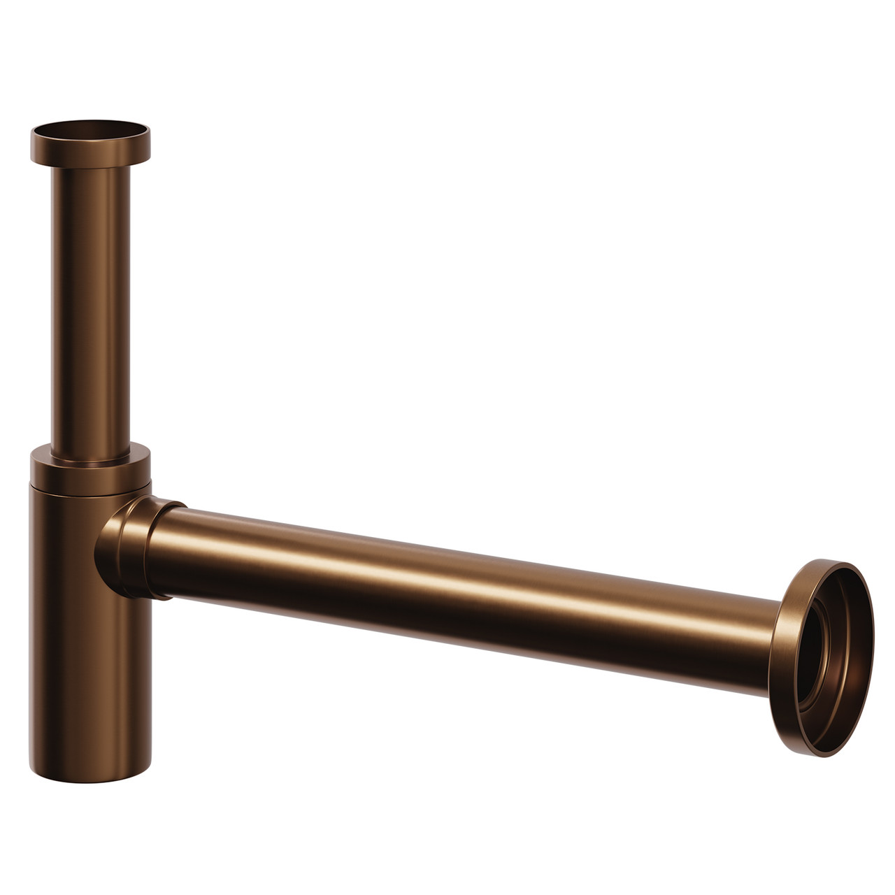 Wholesale Domestic Brushed Bronze Colore Round Basin Bottle Trap | | Brass/Zinc Alloy | 49.5Mm X 135Mm X 330Mm