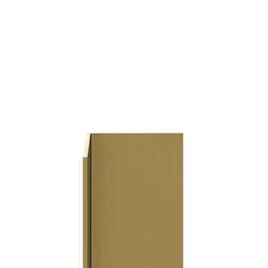 Wholesale Domestic Brushed Brass Wholepanel Aluminium Rigid Angle Profile Corner Trim | | 20Mm