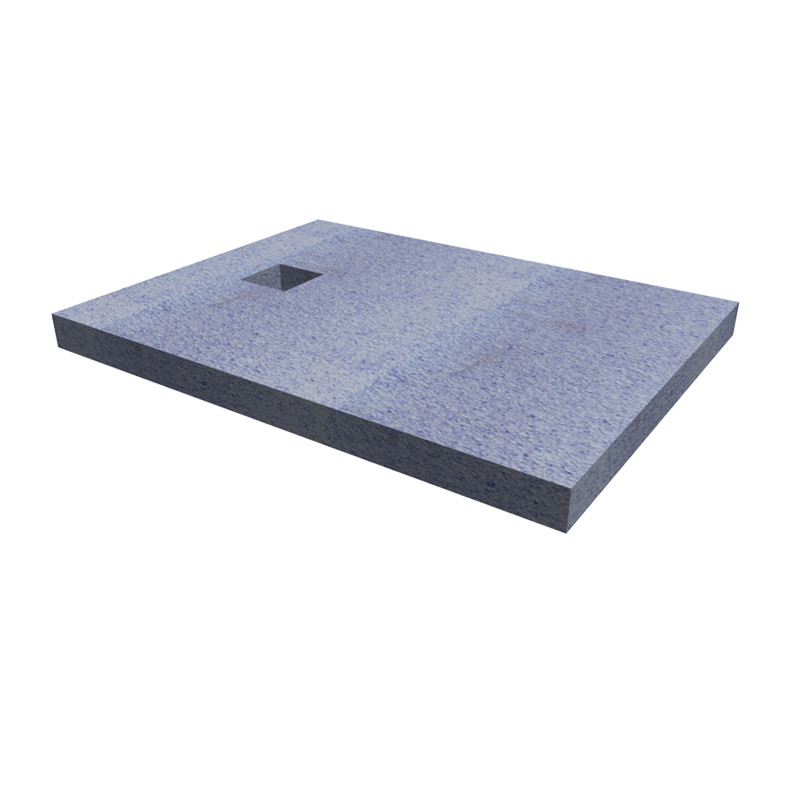 WholeSeal Wetroom Rectangular Shower Substrate with End/Centre Square Waste Outlet