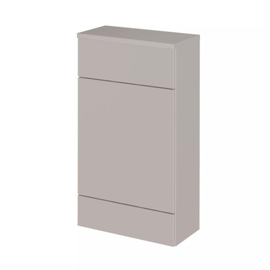 Hudson Reed Matt Pebble Grey Fusion Compact Combination Toilet Unit With Worktop | | Mfc | 500Mm