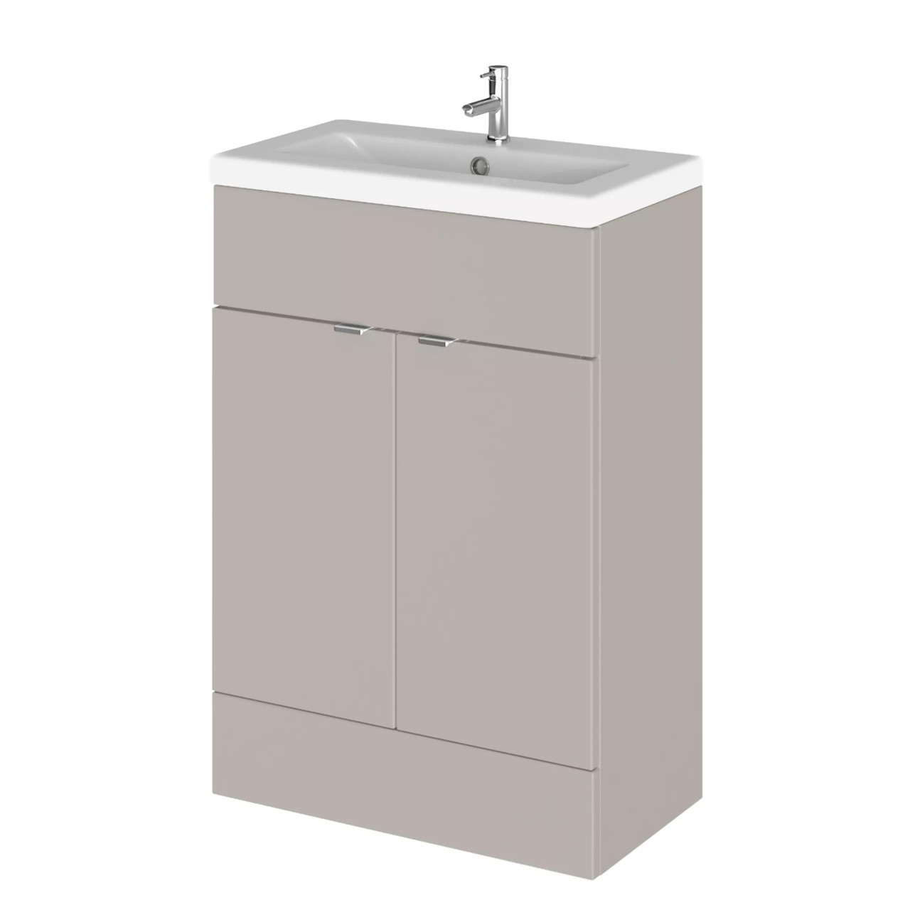 Hudson Reed Fusion 2 Door Combination Vanity Unit with Ceramic Basin