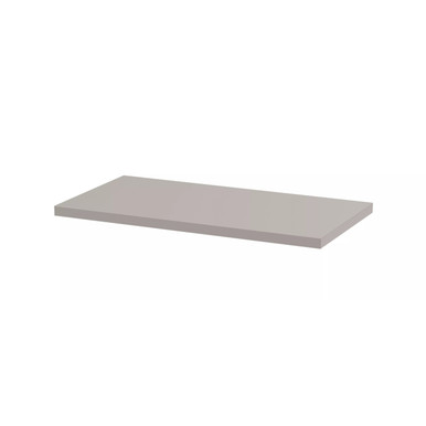 Hudson Reed Matt Pebble Grey Fusion Compact Laminate Worktop | | Mfc | 500Mm X 260Mm