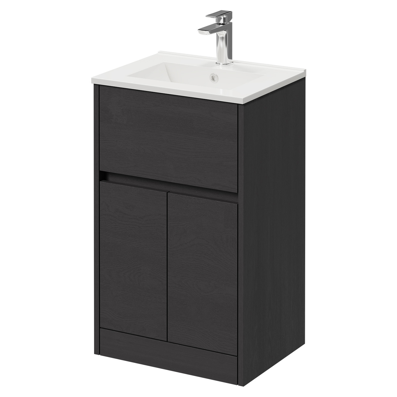 Montego 1 Drawer 2 Door Vanity Unit with Angel Basin